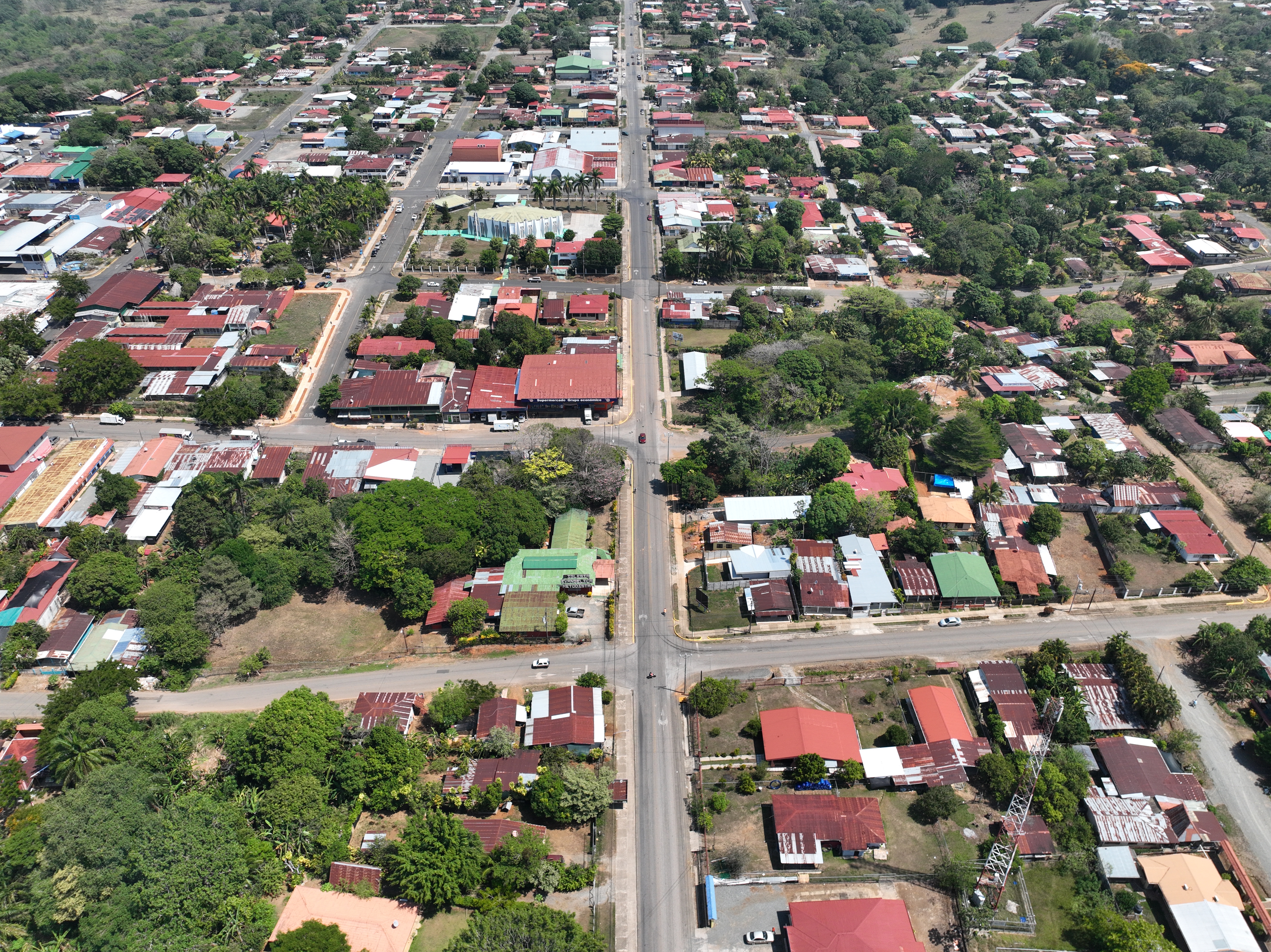 Toma áerea del centro